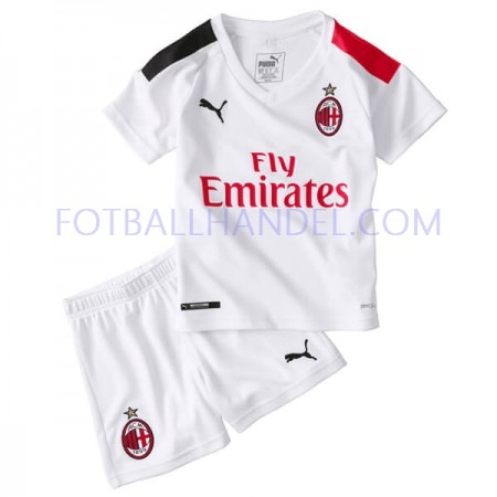 Barn Fotballdrakter AC Milan Borte 2019-20 Kortermet